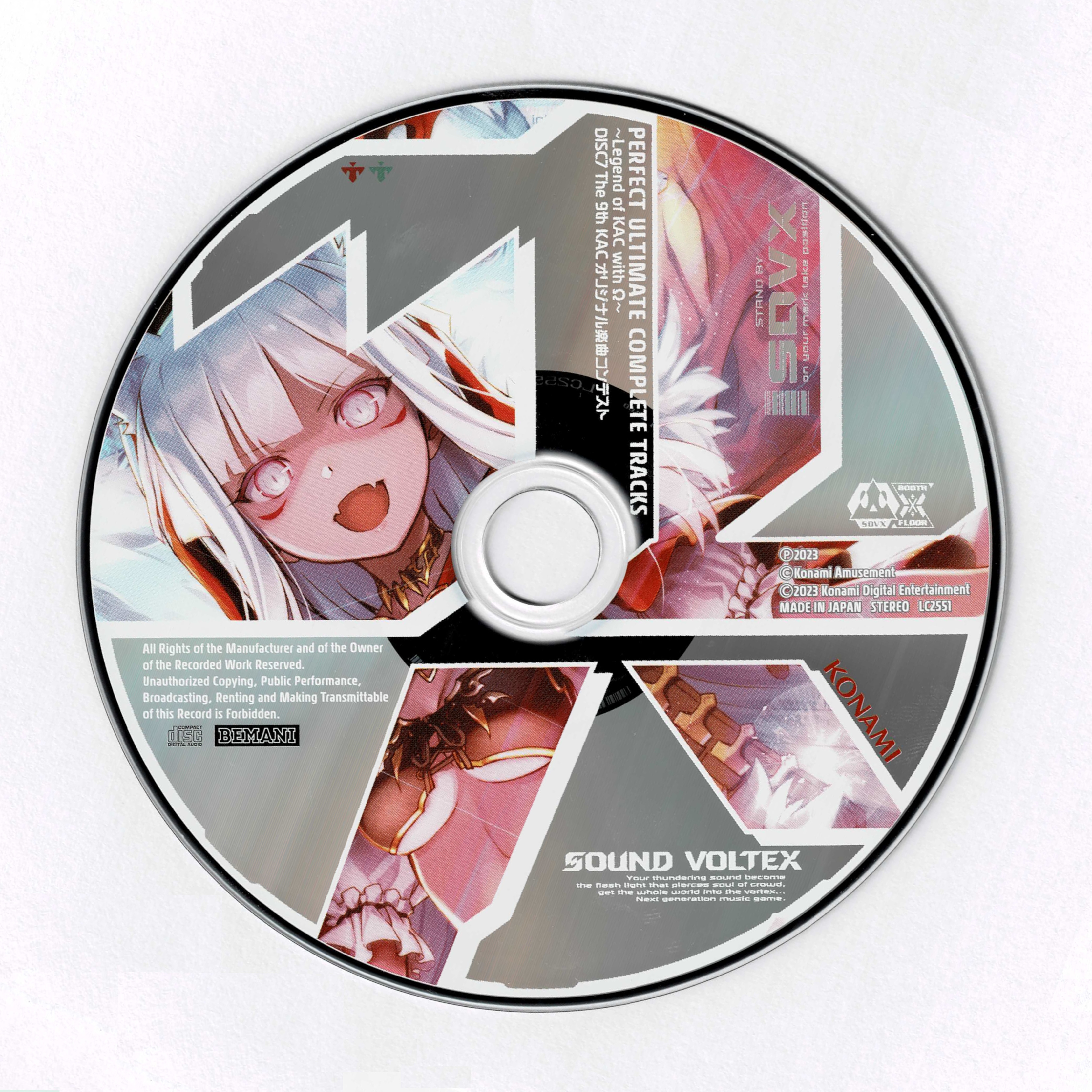 SOUND VOLTEX PERFECT ULTIMATE COMPLETE TRACKS ~Legend of KAC with